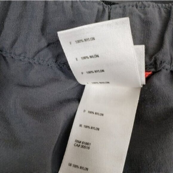 North Face Men's Grey Paramount Nylon Cargo Shorts Elastic Waist Size Large - Picture 10 of 15